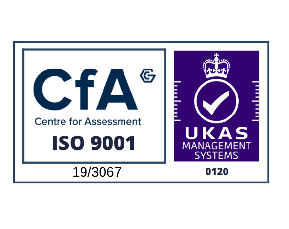 Approved by CFA Centre For Assessment ISO 9001 Logo