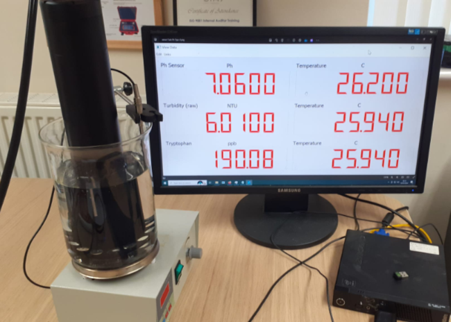 The SONDE Turbidity Calibration and Q-LOG software by Keynes Controls