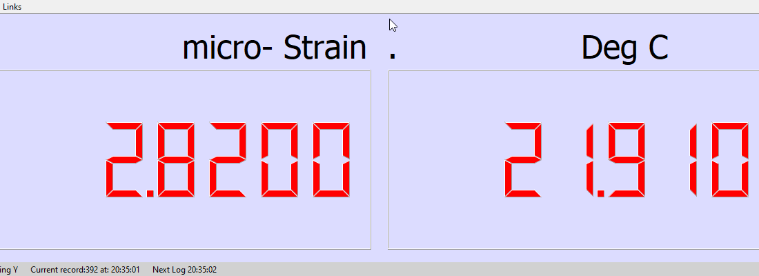 QLOG Strain gauge Panel Meter