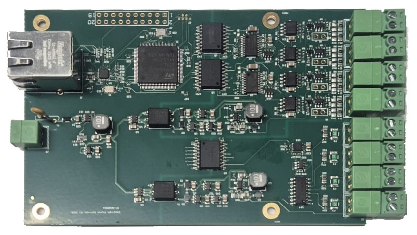 4 channel accelerometer interface - 4 x 4-20 mA inputs - 1 x LAN (Ethernet port) by Keynes Controls