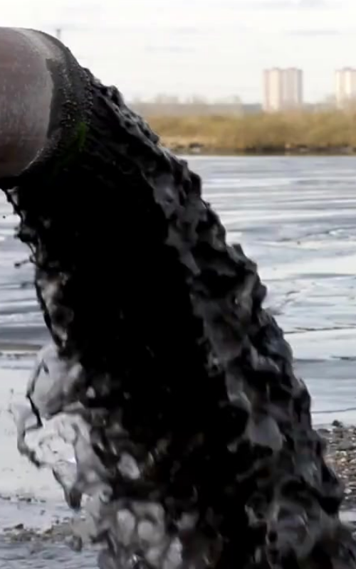 sewage being discharged into rivers continues to grow