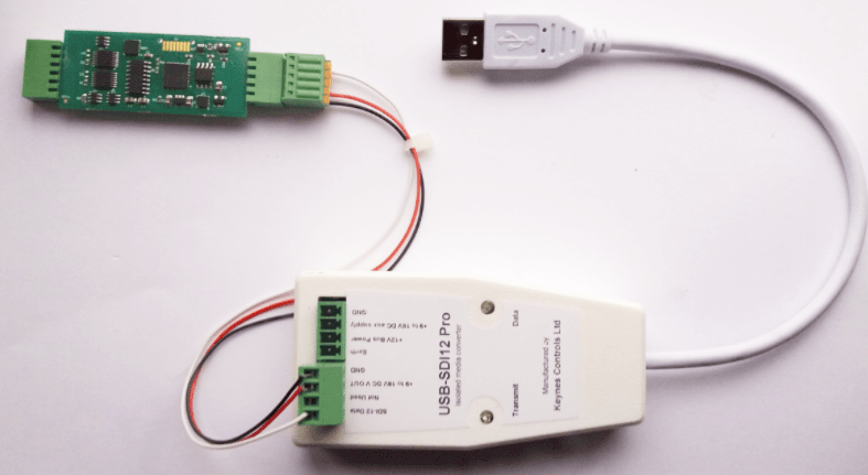 USB-SDI12-Pro connection to the NP-1 strain gauge card